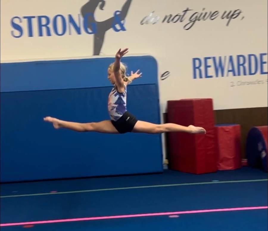 Floor work at Twisterz Gymnastics Academy