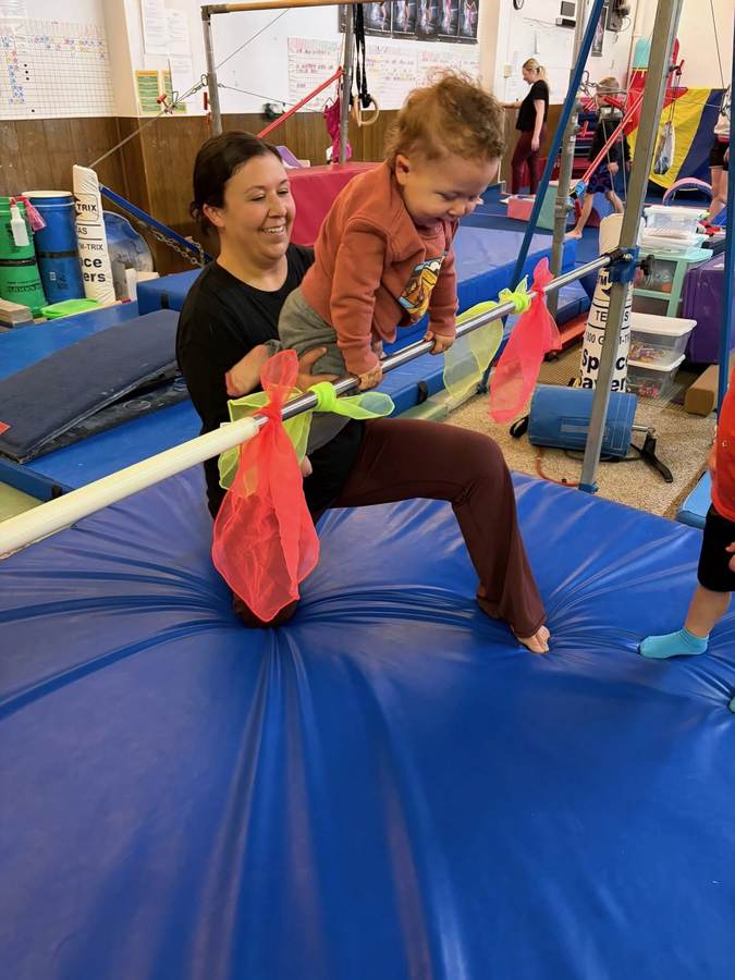 Parent & Tot class at Twisterz Gymnastics Academy