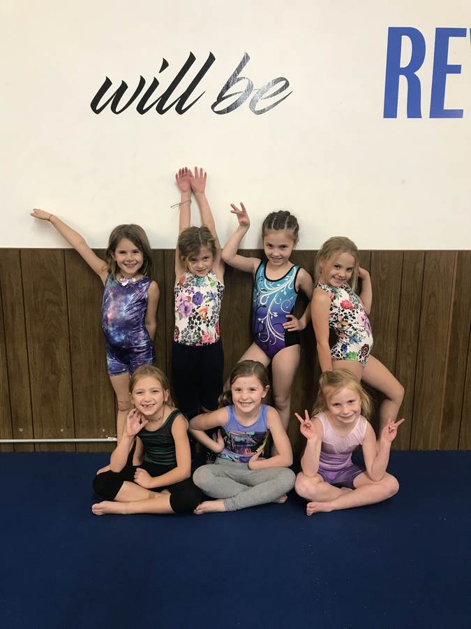In the gym at Twisterz Gymnastics Academy