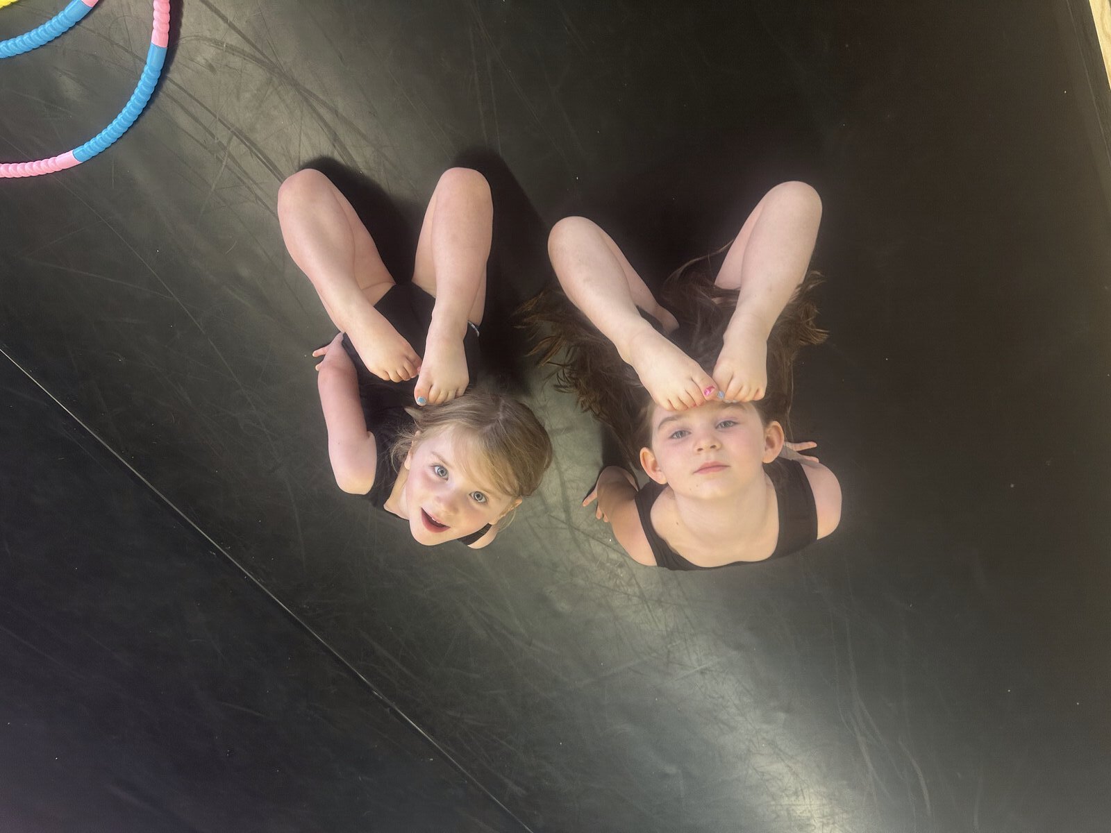 Dancers showing off their flexibility at Thrive Dance Company